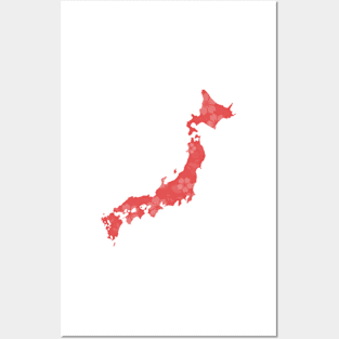 Country Silhouette - Japan Posters and Art